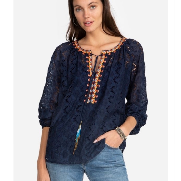 Johnny Was Tops - Nwt Johnny Was Peasant Top size S